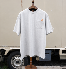 ROPA LOGO POCKET T SHIRT S/S LIGHT GRAY