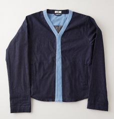 DENIM CARDIGAN INDIGO(DARK)