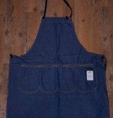 HUNTER HALF APRON BLUE