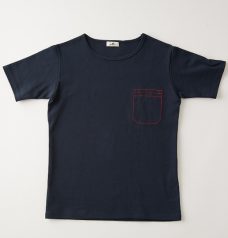 POCKET STITCH CUT SEW SS NAVY