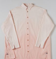 WIDE LONG SHIRT (NATURAL DYE) SAKURA