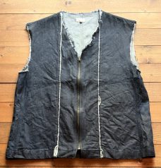 DRIFT DENIM FRINGE VEST