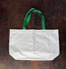 DENIM TOTE BAG M GREEN